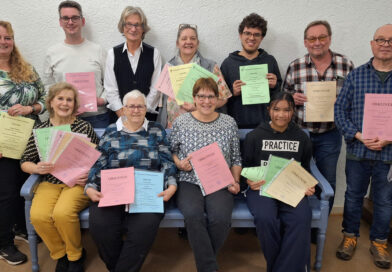 Weihnachtswanderung und Siegerehrung der Langener Stenografen