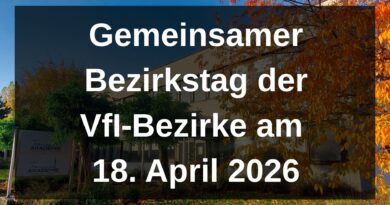 Gemeinsamer Bezirkstag der VfI‑Bezirke in Dortmund