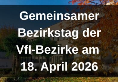 Gemeinsamer Bezirkstag der VfI‑Bezirke in Dortmund
