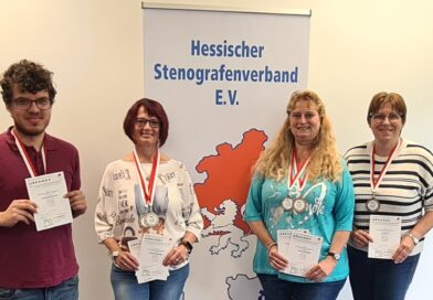 Silber und Bronze für Langener Stenografen